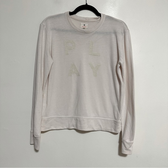 Sundry Embroidered Play Spellout Pullover Sweatshirt - Picture 2 of 7